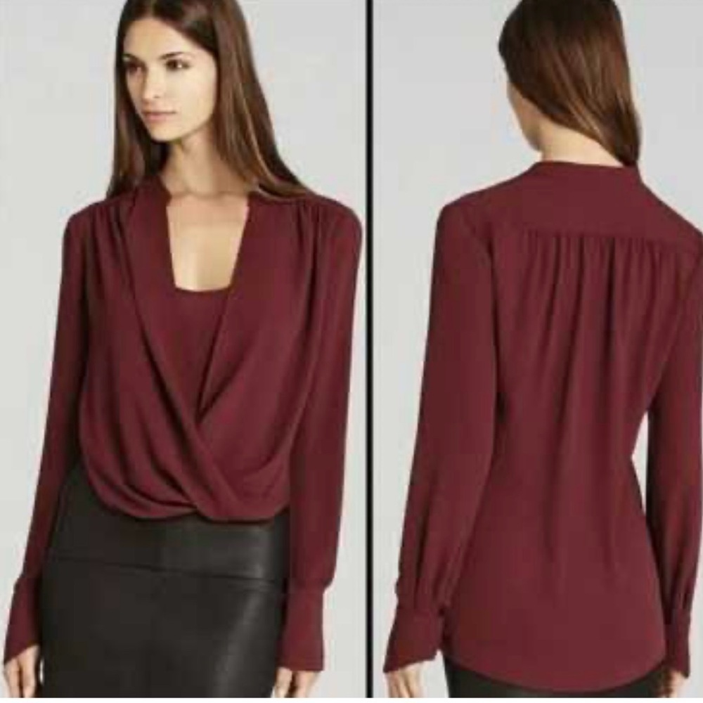Vince Camuto Deep Red Women's Blouse